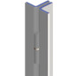 Barre de pivot 30x30mm cornière droite finition apprêt gris HERACLES BLI BPI10001