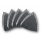 Feuilles abrasives triangulaires non perforées G80 boîte de 50 FEIN 63717083015