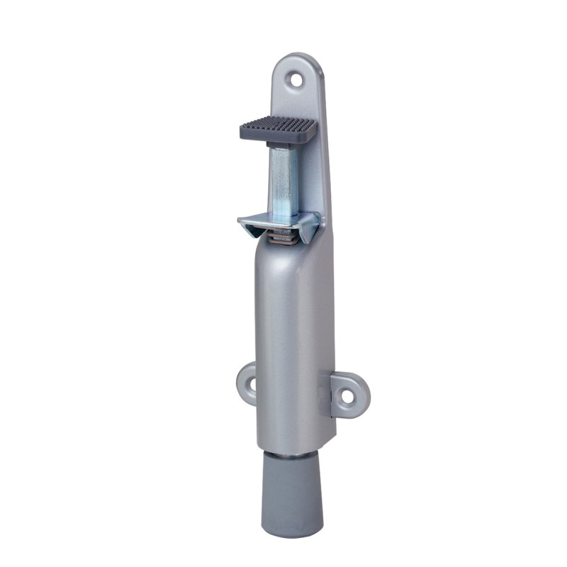 Arrêt de porte à pédale acier vertical laqué blanc 30 mm KWS 108171