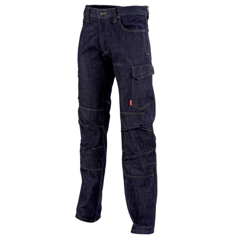 Pantalon de travail ALICKI multipoches en jean 1STNJN bleu marine T46 LAFONT LA 1STNJN 6 1 46