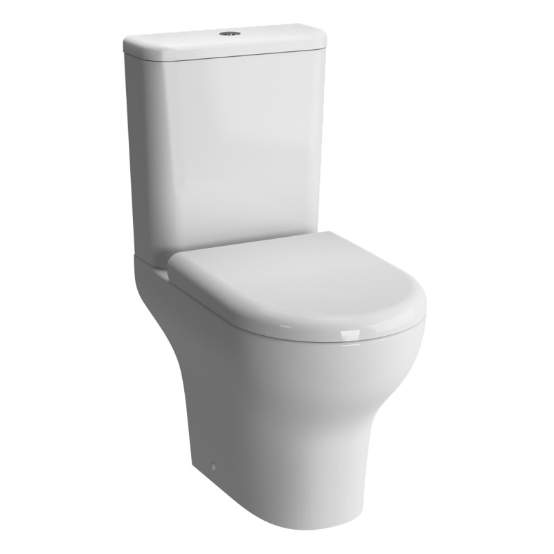 Pack WC blanc caréné complet avec réservoir 3 6L ZENTRUM sortie horizontale VITRA 9012B003 7207