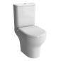 Pack WC blanc caréné complet avec réservoir 3 6L ZENTRUM sortie horizontale VITRA 9012B003 7207