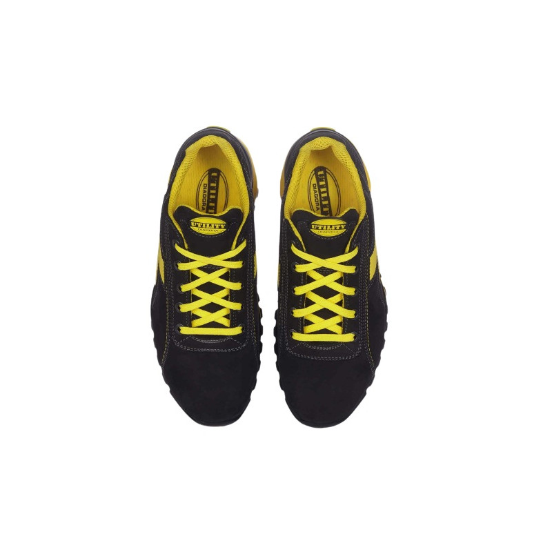 Chaussures de sécurité basses GLOVE II LOW S3 SRA HRO noir jaune P39 DIADORA SPA 701.170235