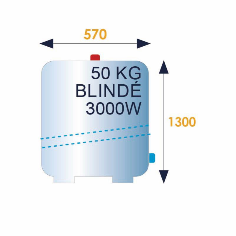 Chauffe eau électrique blindé INITIO vertical stable 200L ARISTON 3000595