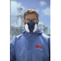 Demi masque jetable à filtres intégrés série 4279+ ABEK1P3R vapeurs, gaz acides et ammoniac 3M 7100113103