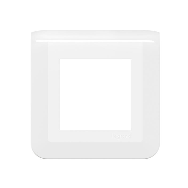 Plaque de finition MOSAIC blanc pour 2 modules LEGRAND 078802L