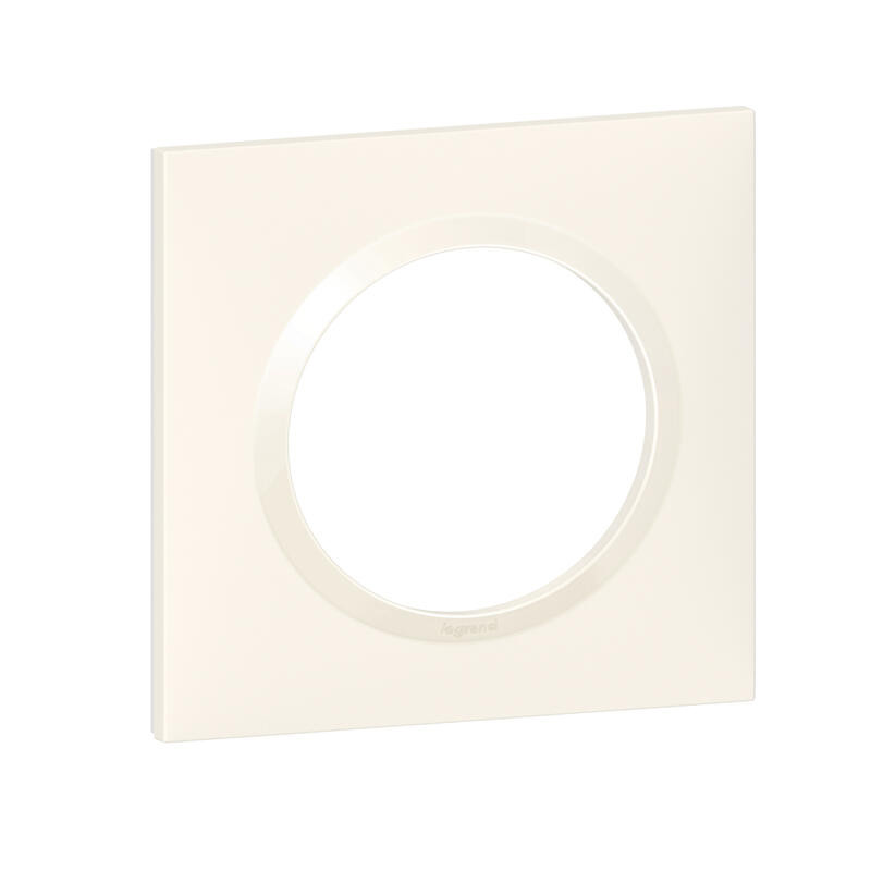 Plaque carrée DOOXIE finition blanc 1 poste LEGRAND 600801