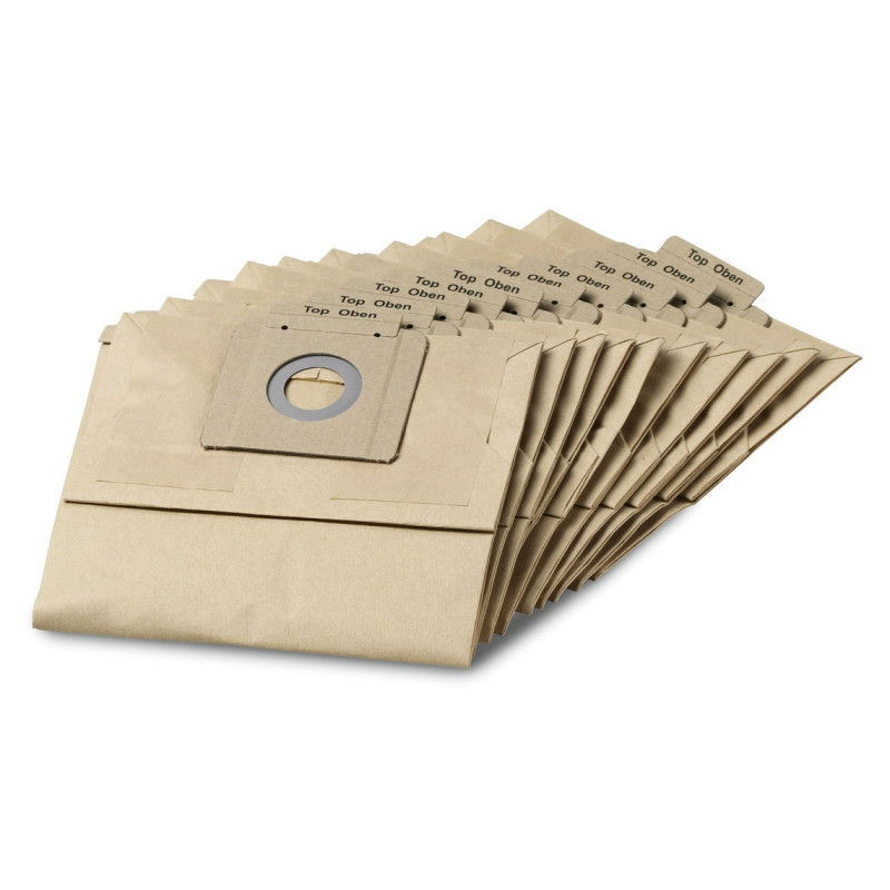 Sac filtrant papier T 12 1 pack de 10 KÄRCHER 69043120