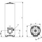 Chauffe eau électrique blindé INITIO vertical stable 300L ARISTON 3000598