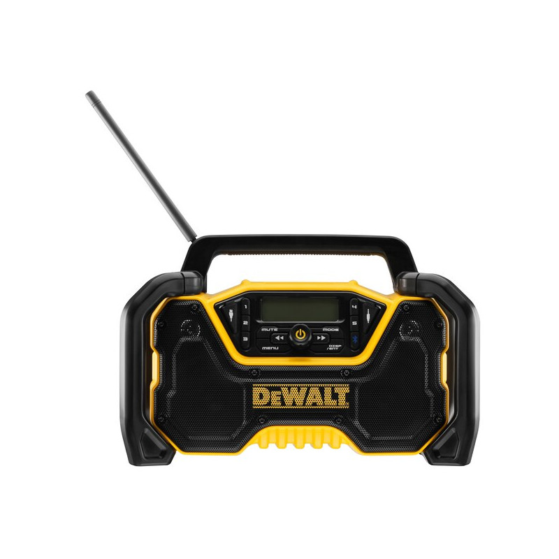Radio de chantier 12 18V XR double alimentation avec fonction Bluetooth (sans batterie ni chargeur) DEWALT DCR029 QW