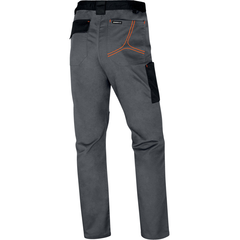 Pantalon de travail multipoches MACH 2 V3 gris orange TL DELTA PLUS M2PA3GOGT