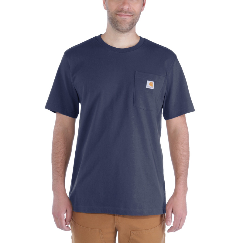 T shirt manches courtes WORKWEAR POCKET TM navy CARHARTT S1103296412M