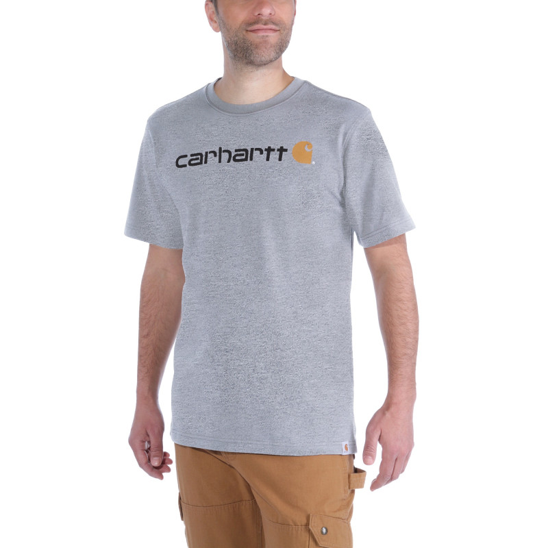 T shirt manches courtes CORE LOGO TM gris CARHARTT S1103361034M