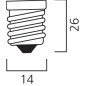 Ampoule LED flamme TOLEDO Retro satiné 4,5W 470lm E14 – SYLVANIA 0029536