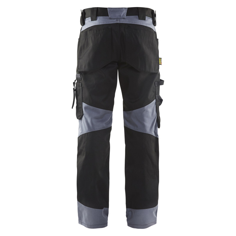 Pantalon artisan sans poches flottantes noir gris T44 BLÅKLÄDER 155618609994C50