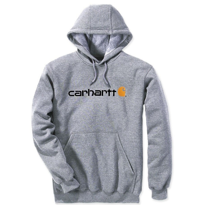 Sweat Shirt à capuche avec logo gris granulé TXL CARHARTT S1100074034XL