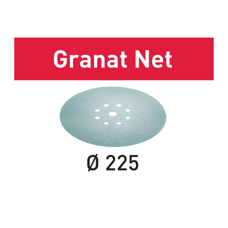 Abrasif maillé GRANAT STF D225 P225 GR NET 25 Net FESTOOL 203316