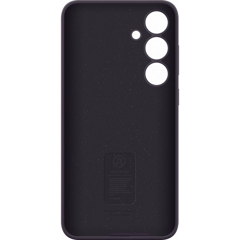 Coque en silicone pour Samsung Galaxy S24+ Violet Foncé