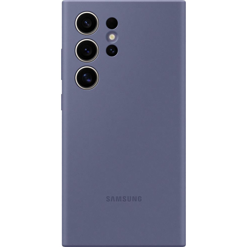 Coque en silicone pour Samsung Galaxy S24 Ultra Violet