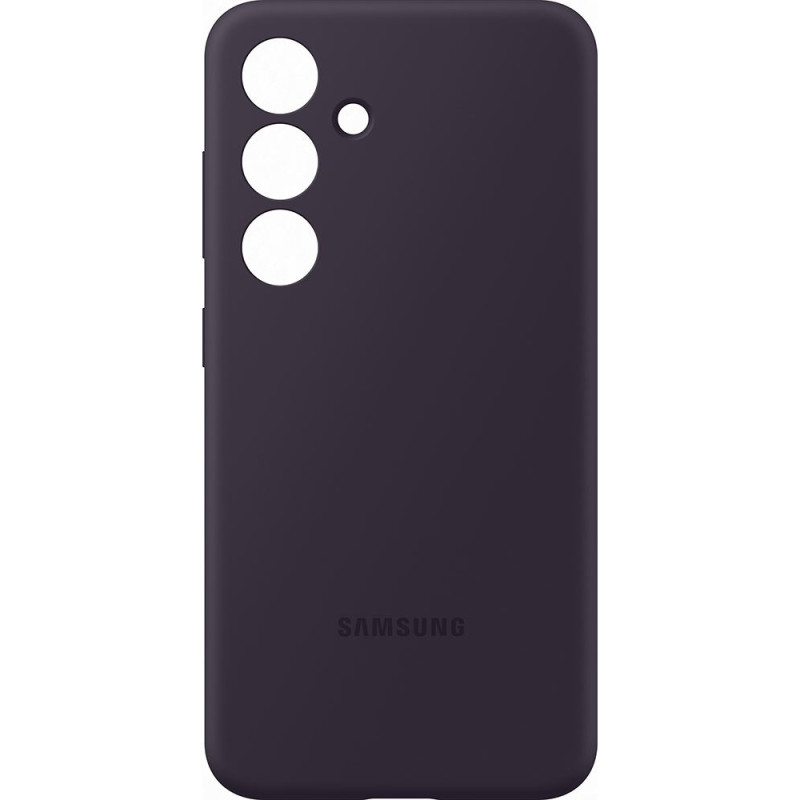 Coque en silicone pour Samsung Galaxy S24 Violet Foncé