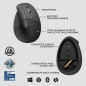Souris Sans Fil - LOGITECH - LIFT for Business - Ergonomique Verticale - Bluetooth - Clics Silencieux - USB Logi Bolt - Graphite