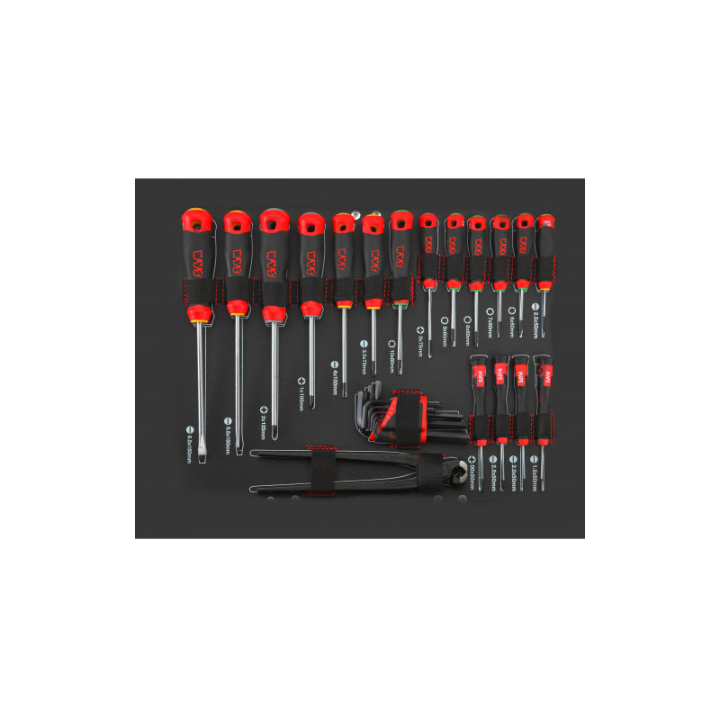 Composition de 145 outils pour technicien de maintenance industrielle dans un valise séduction SAM OUTILLAGE CP 146