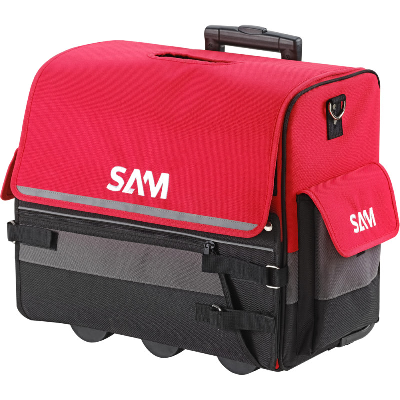 Valise à outils textile 33L avec trolley SAM OUTILLAGE BAG 7N