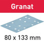Abrasifs GRANAT 80x133mm P120 GR 10 FESTOOL 497129