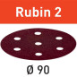 Abrasifs RUBIN 2 STF D90 6 P40 RU 50 FESTOOL 499077