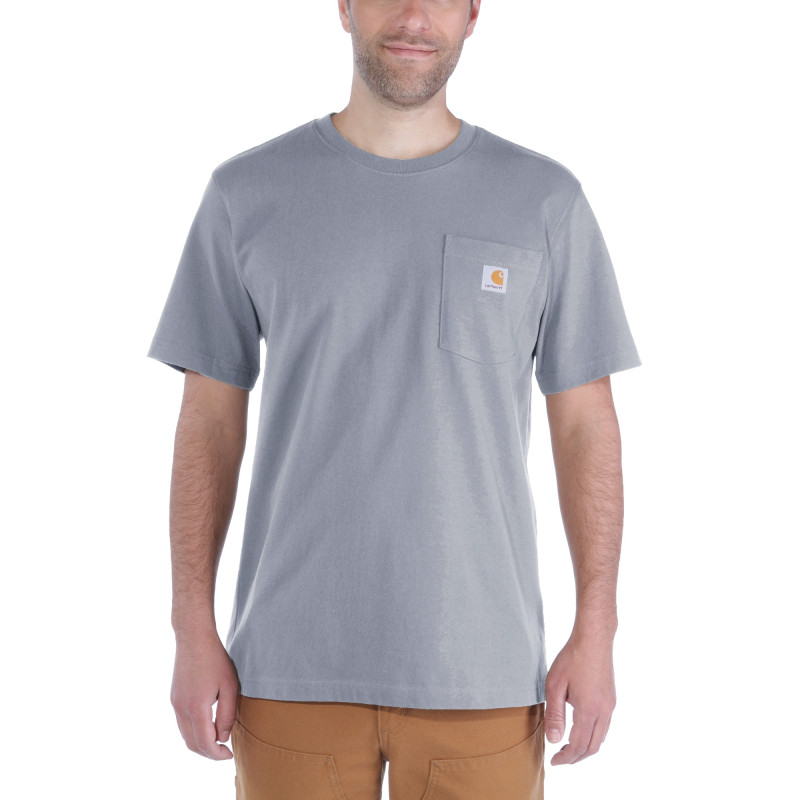 T shirt manches courtes WORKWEAR POCKET TXL gris CARHARTT S1103296034XL