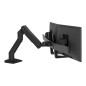 Ergotron HX Desk Dual Monitor Arm Befestigungskit matte black Schwarz (45-476-224) (45476224)