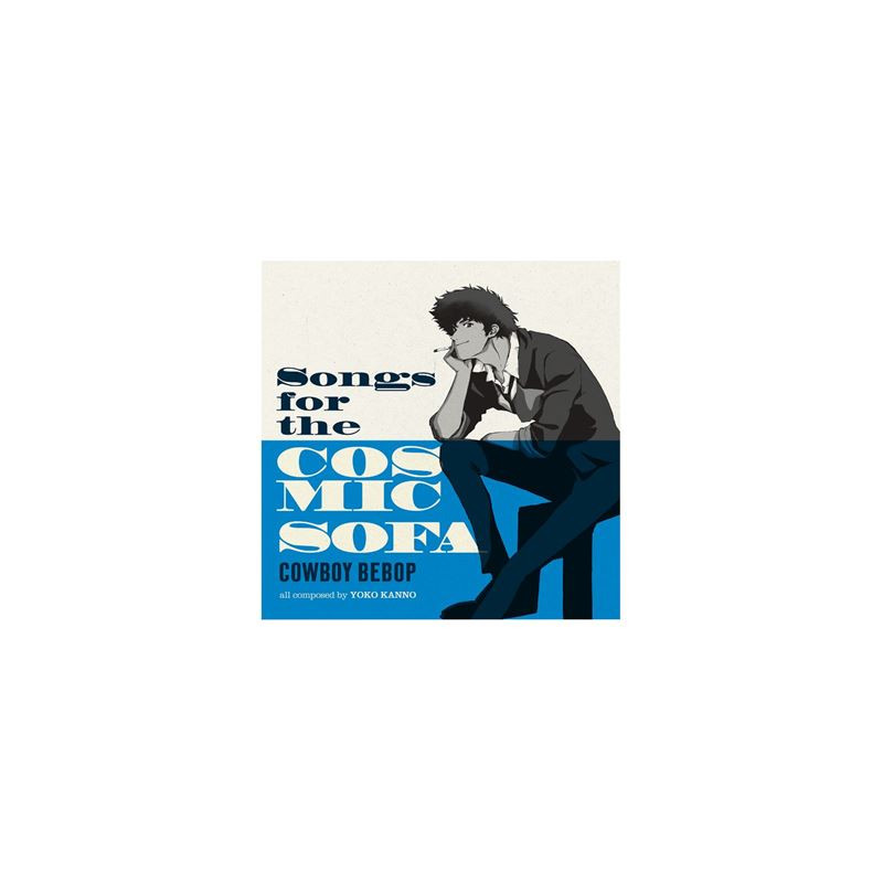 Cowboy Bebop Songs For The Cosmic Sofa Édition Deluxe Vinyle Rose Marbré et Bleu Foncé Coffret