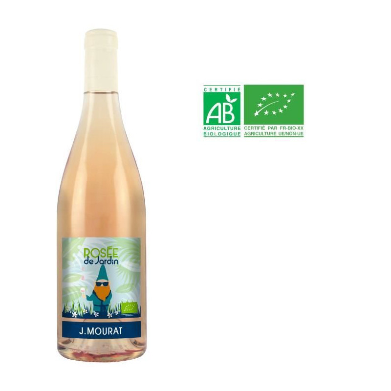Rosée de Jardin 2022 Vin de France - Vin rosé de Loire - Bio