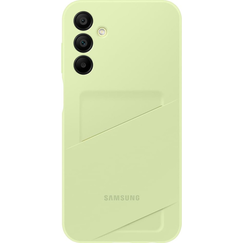 Coque de protection avec porte carte intégré pour Samsung Galaxy A15 4G et 5G Vert Clair
