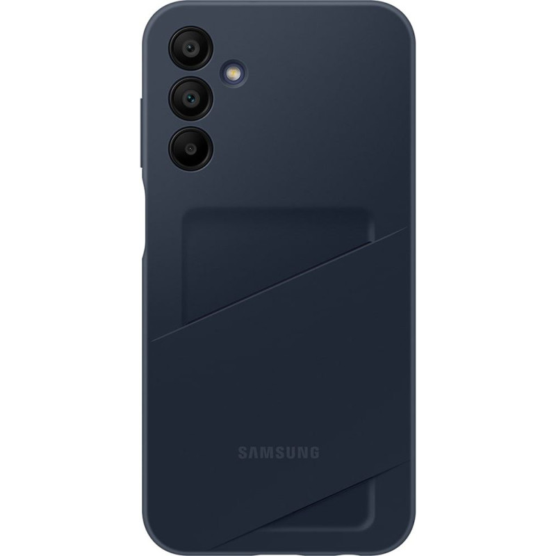 Coque de protection avec porte carte intégré pour Samsung Galaxy A15 4G et 5G Bleu Foncé