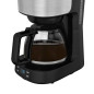 TEFAL Cafetiere filtre inox programmable 1,2L, 8 a 12 tasses, Ecran Led, Filtre permanent, Maintien au chaud, Equinox CM520D10