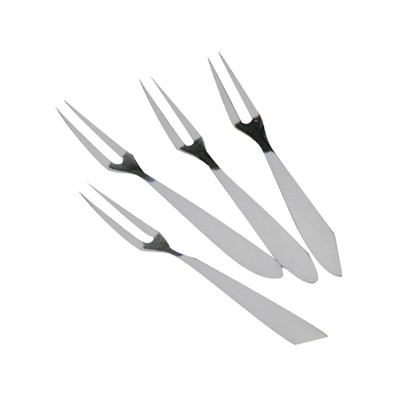 4 fourchettes à escargots inox 12cm METALTEX - 25103410080