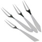 4 fourchettes à escargots inox 12cm METALTEX - 25103410080