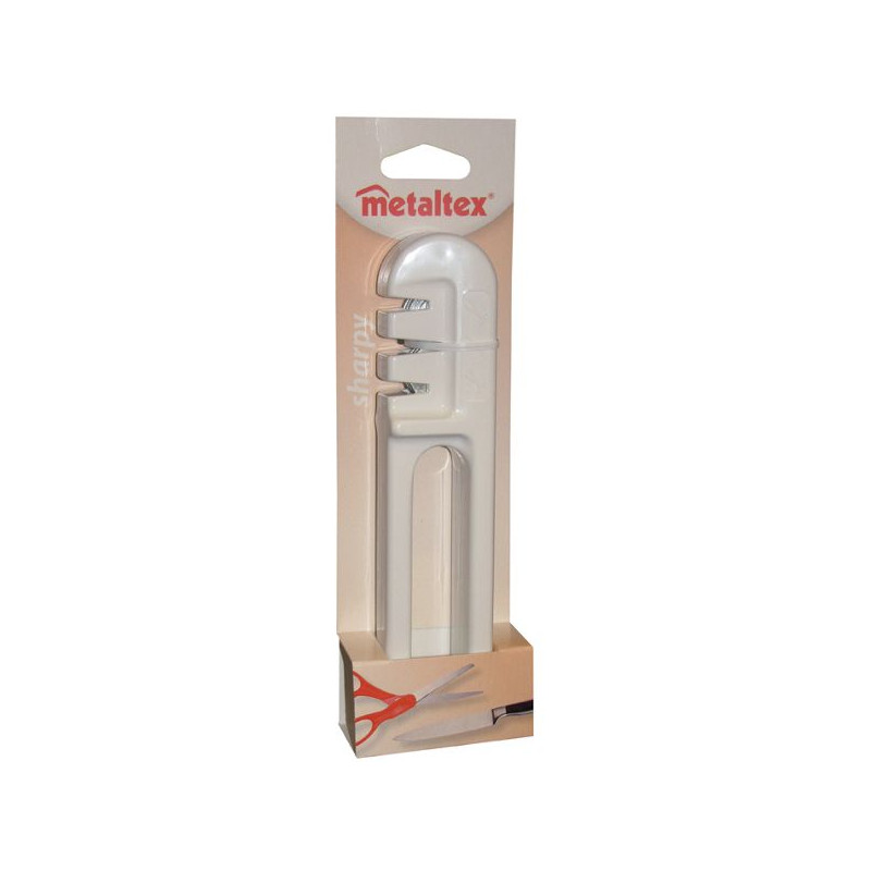 Aiguiseur ciseaux & couteaux plast. METALTEX - 25511010080