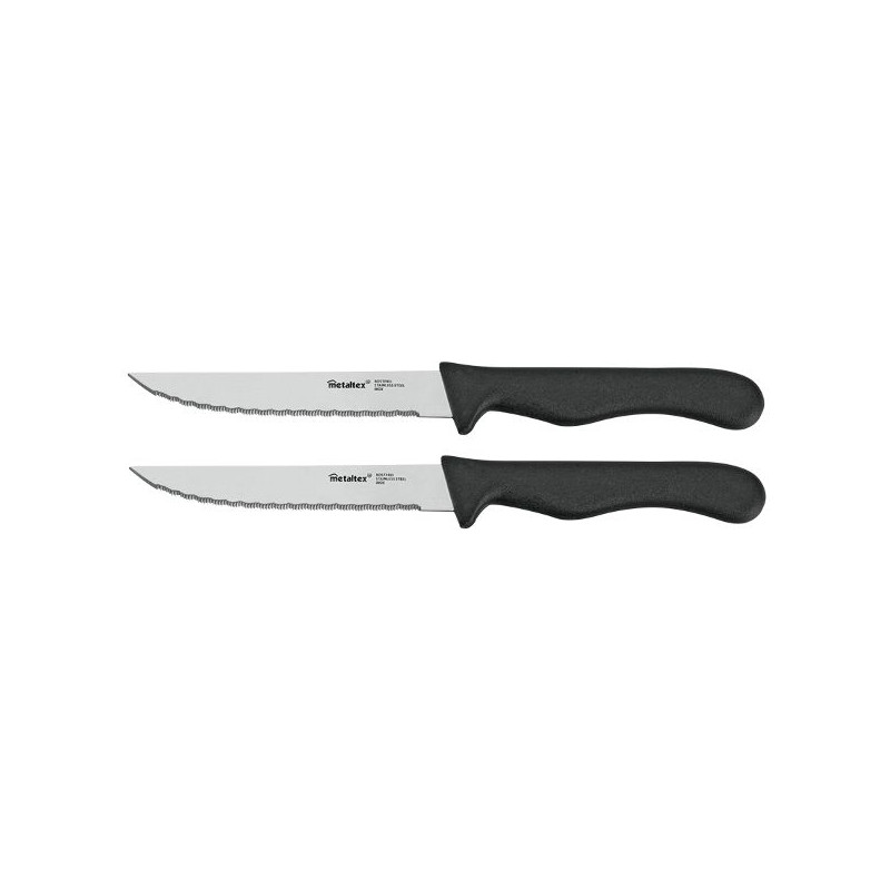 2 couteaux à steak BASIC METALTEX - 25813410080