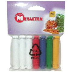 METALTEX 7 pinces pour sachets plast. 6cm METALTEX - 29560510080