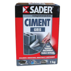 SADER CIMENT GRIS 1KG SADER SADER - 30121782