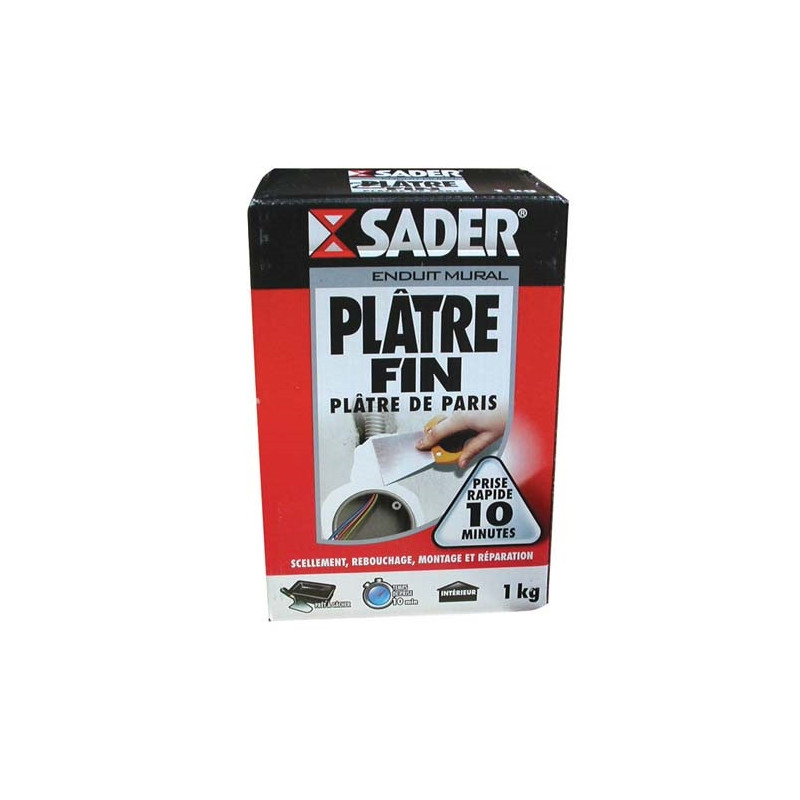 SADER PLATRE FIN  1KG SADER SADER - 30602262