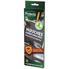 PROTECTA MOUCHES BANDES ENGLUEES X10 PROTECTA - EQ-PIE-03048