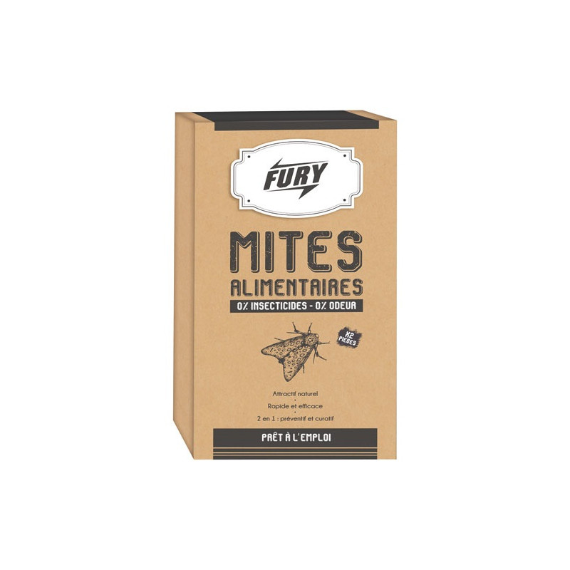 FURY PIEGE A MITES ALIMENTAIRES X2 FURY - 01378001