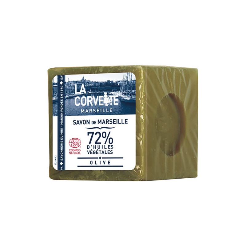 SAVON DE MARSEILLE OLIVE CUBE 500G LA CORVETTE - 270501