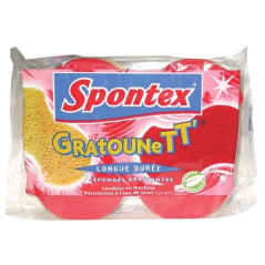 SPONTEX EPONGE VEGETALE GRATOUNETTE X2    3088 SPONTEX - 103088