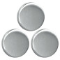 3 magnets adh. ronds inox brossé Ø 3,5cm METALTEX - 29550610080