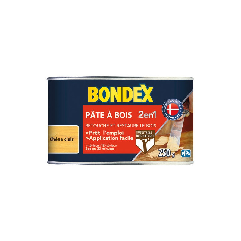 BONDEX PATE A BOIS CHENE CLAIR 250GR BONDEX - 420481