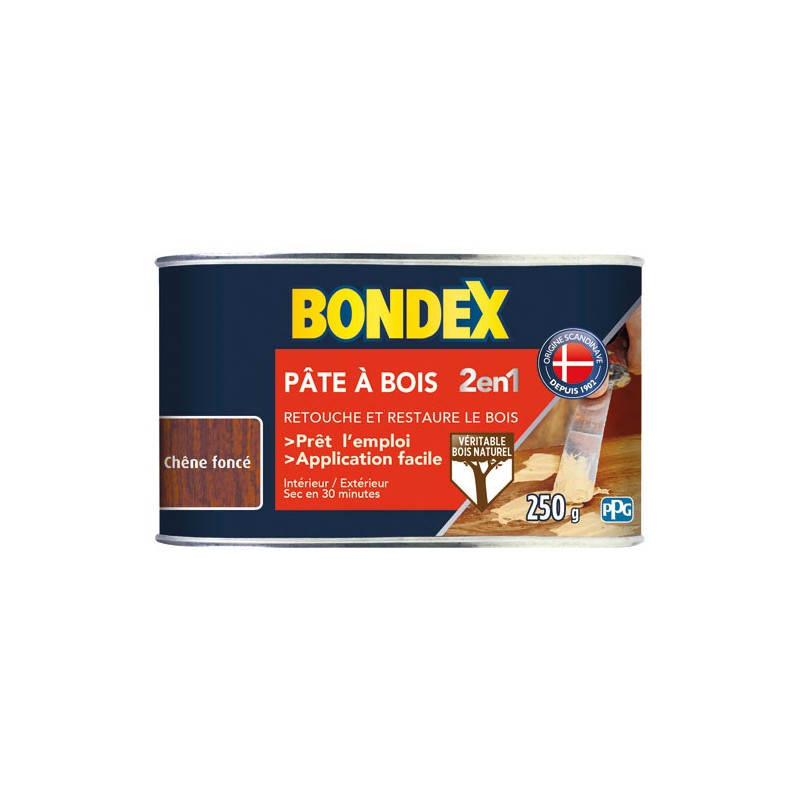 PATE A BOIS CHENE FONCE 250GR BONDEX - 420483